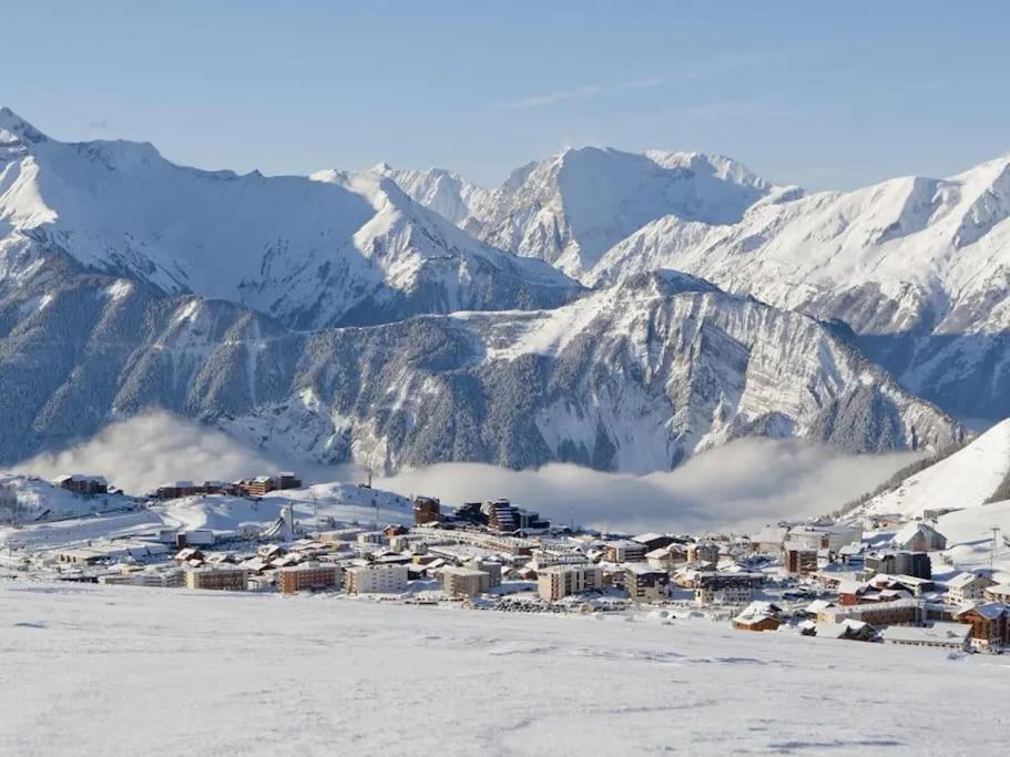 Pieds Des Pistes - Parking Couvert - Plein Sud Alpe d'Huez Eksteriør bilde