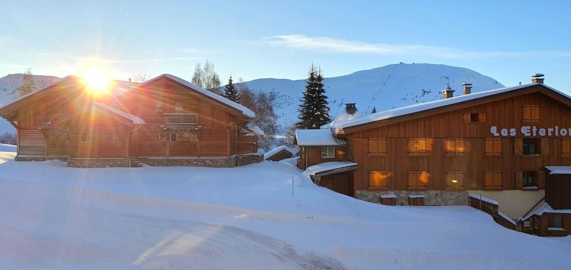 Pieds Des Pistes - Parking Couvert - Plein Sud Alpe d'Huez Eksteriør bilde